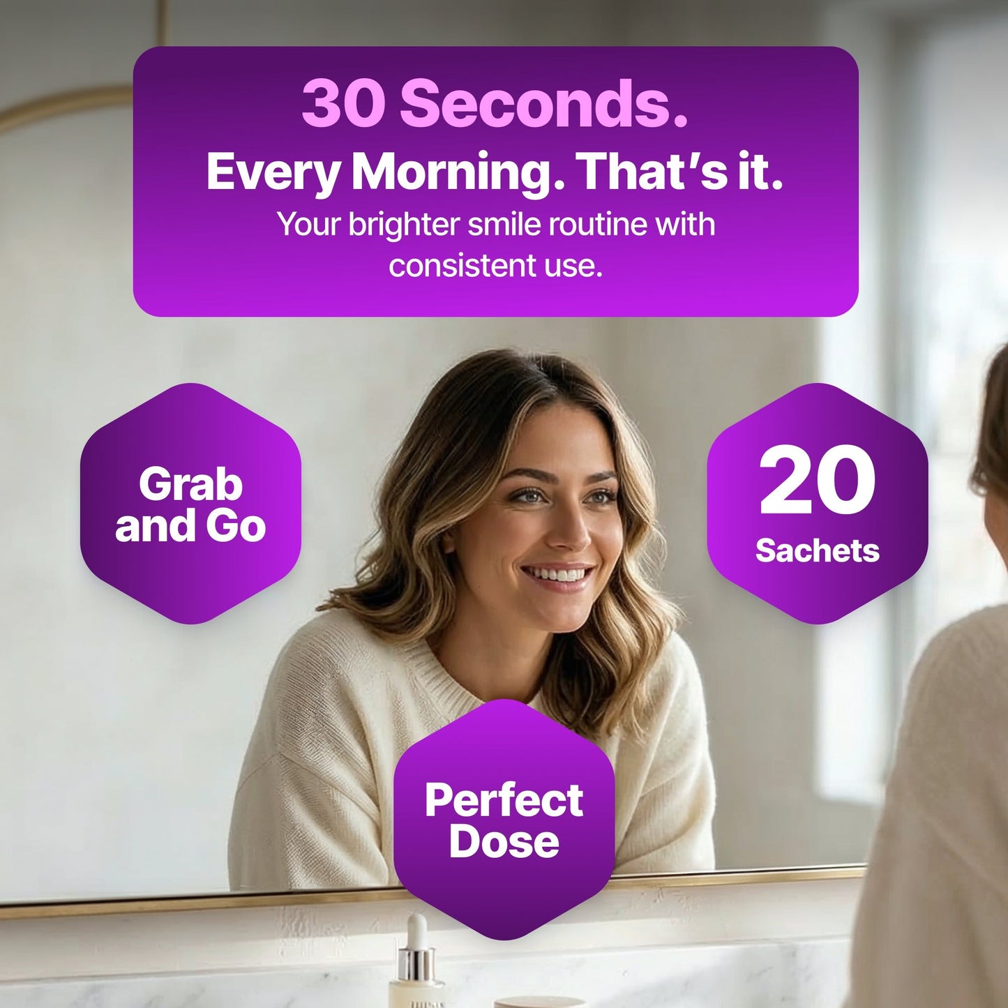 💜 Purple Whitening Mouthwash | Brighter Smile in Just 30 Seconds