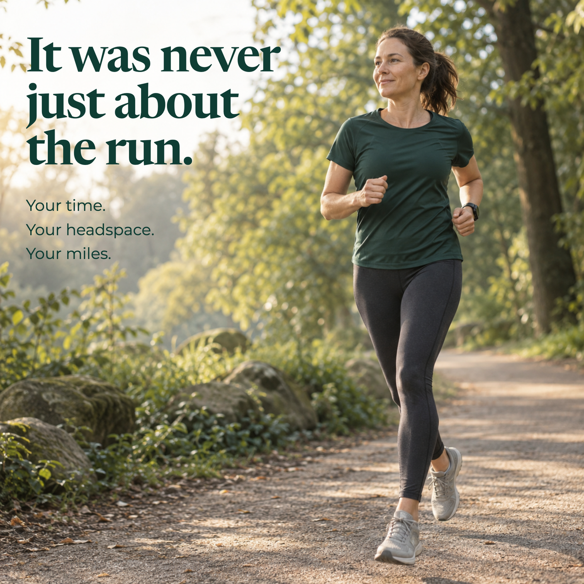 Keep running the miles you love in 15 minutes without bulky inserts or complicated routines