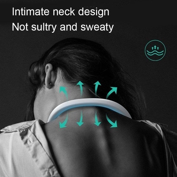 🔥 55% OFF 🍃Portable Neck Fan – Hands-Free Cooling for Hot Summer Days
