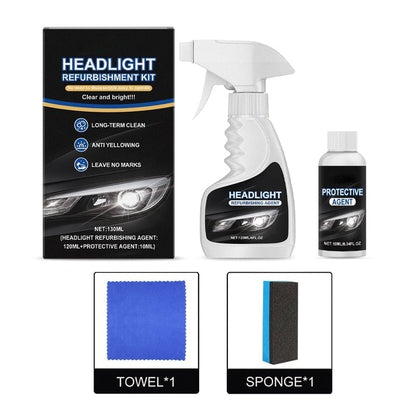 🚗 Bring Back Like-New Headlights 🔆 Professional Headlight Restoration Kit