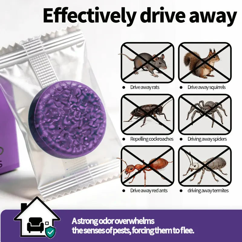 12-Pack Rodent Repellent Balls, Natural Pest Control🐭