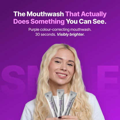 💜 Purple Whitening Mouthwash | Brighter Smile in Just 30 Seconds