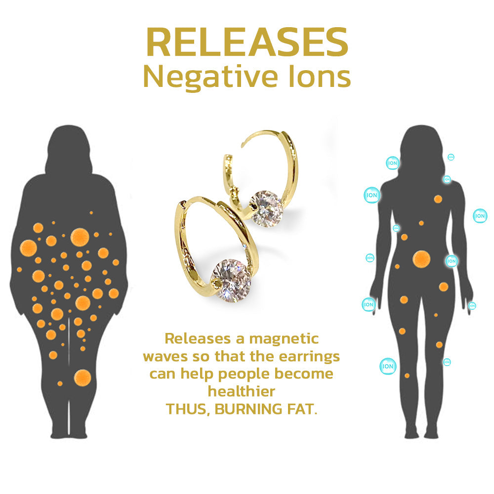 🔥 Germanium Slimming Earrings ✨💎 | Lightweight Wellness Magnetic Studs 🧲 | Daily Wear Jewelry