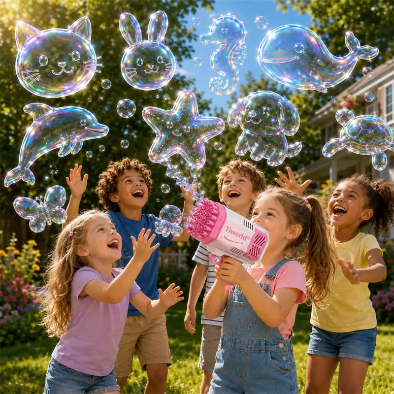 Tiword® ✨ Turn Ordinary Bubbles Into A 3D Fantasy World | 🐬🐯 Animal & Ocean Theme
