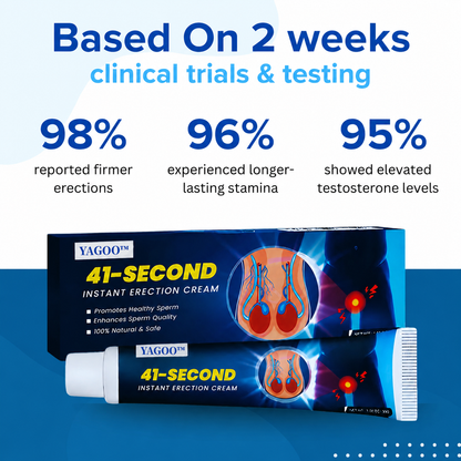 Yagoo™ 41-Second Instant Erection Cream – Feel it work in 41 sec, rock-hard results, fast-acting & powerful. 🚀