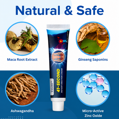 Yagoo™ 41-Second Instant Erection Cream – Feel it work in 41 sec, rock-hard results, fast-acting & powerful. 🚀