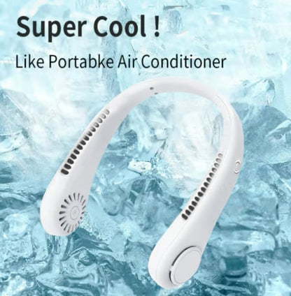 🔥 55% OFF 🍃Portable Neck Fan – Hands-Free Cooling for Hot Summer Days