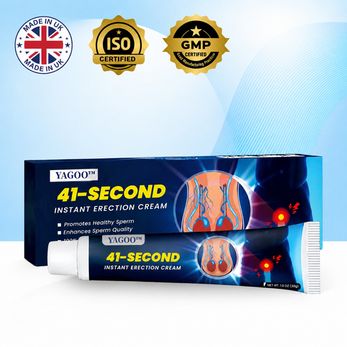 Yagoo™ 41-Second Instant Erection Cream – Feel it work in 41 sec, rock-hard results, fast-acting & powerful. 🚀