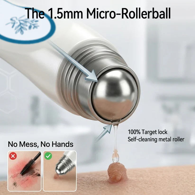 ⭐FDA Registered Facility | Tiworld® 7-Day Skin Tag & Spot Eraser Painless & Scar-Free Advanced Imperfection Removal Rollerball Pen