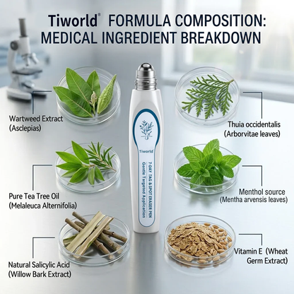 ⭐FDA Registered Facility | Tiworld® 7-Day Skin Tag & Spot Eraser Painless & Scar-Free Advanced Imperfection Removal Rollerball Pen