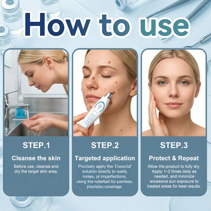 ⭐FDA Registered Facility | Tiworld® 7-Day Skin Tag & Spot Eraser Painless & Scar-Free Advanced Imperfection Removal Rollerball Pen