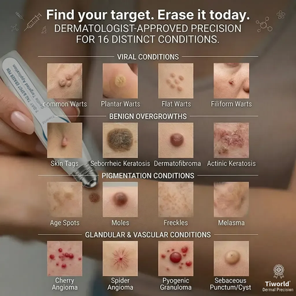 ⭐FDA Registered Facility | Tiworld® 7-Day Skin Tag & Spot Eraser Painless & Scar-Free Advanced Imperfection Removal Rollerball Pen